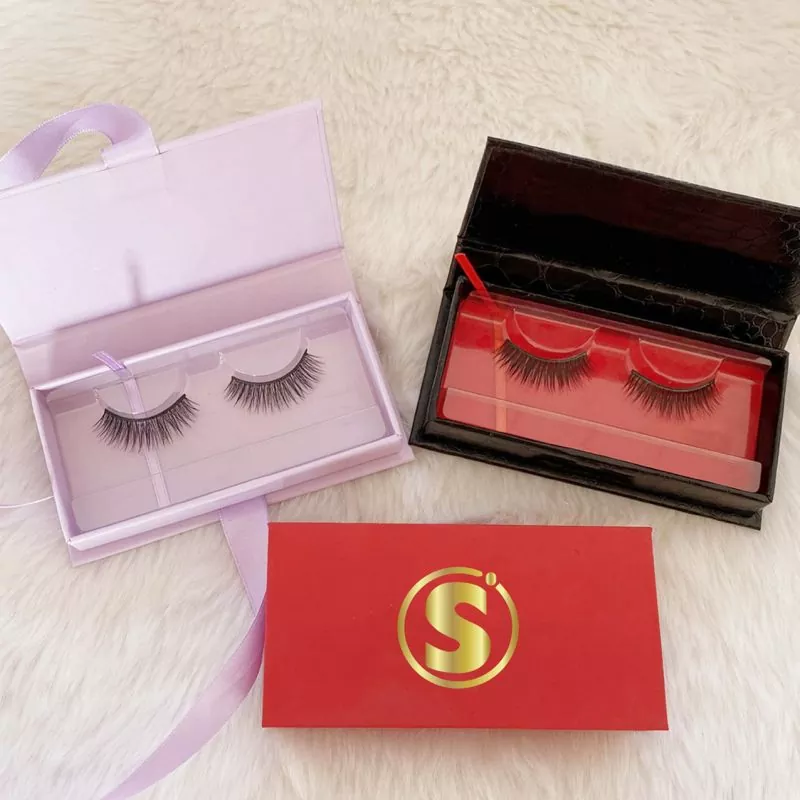 Logo Stamping Magnet Flip Box Eyelash